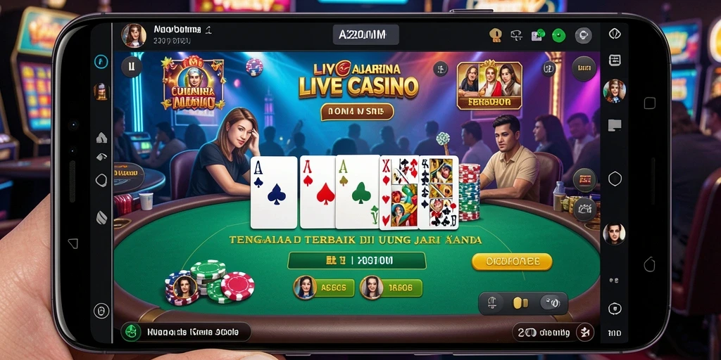 Gameplay Live Casino yang mendebarkan di A200M.