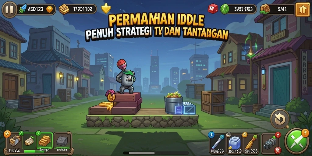Tampilan screenshot yang menunjukkan gameplay memikat dari ASD123.
