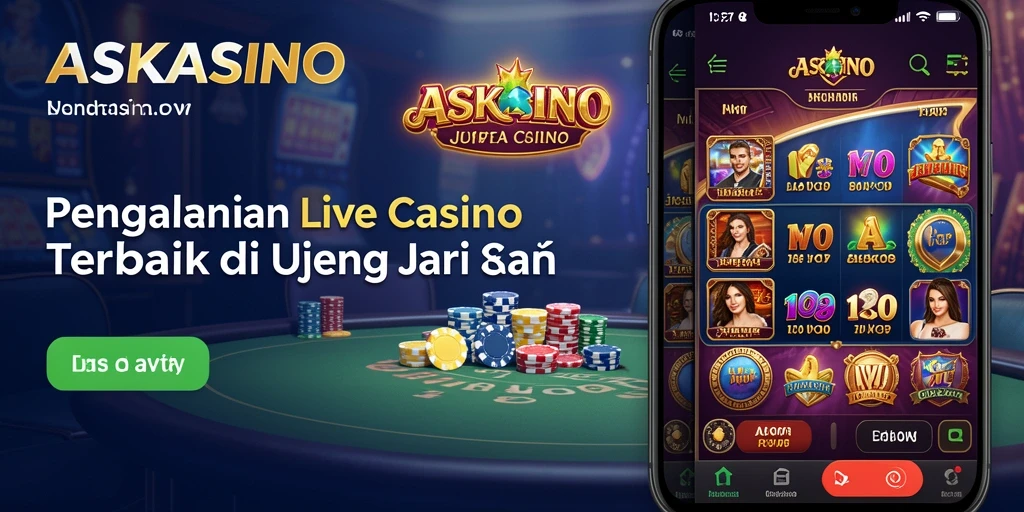 Screenshot menampilkan gameplay nyata di ASKASINO Live Casino.