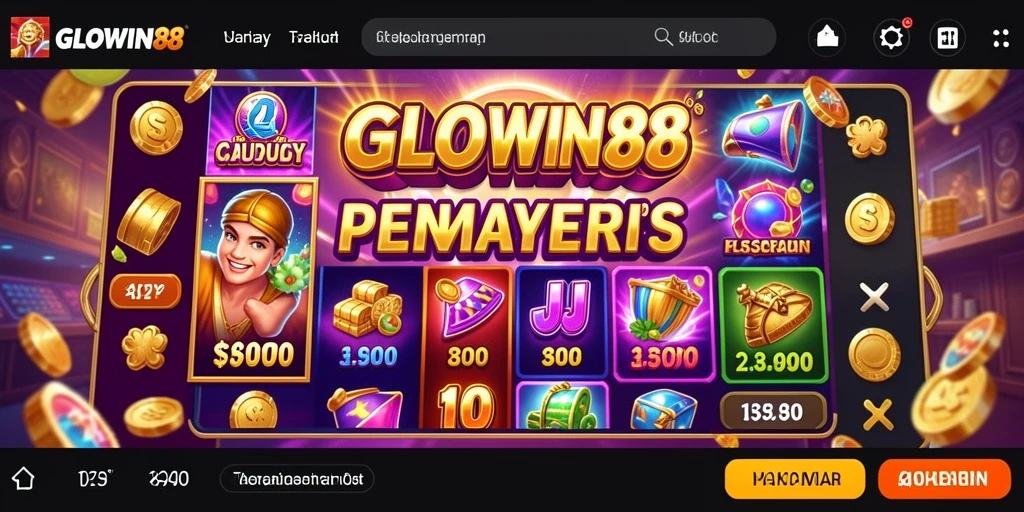 Tampilan gameplay GLOWIN88 dalam permainan Slot yang seru.