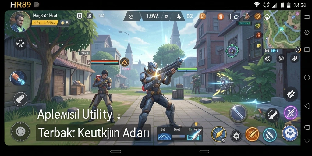Tampilan antarmuka HR89 yang modern dan fungsional.