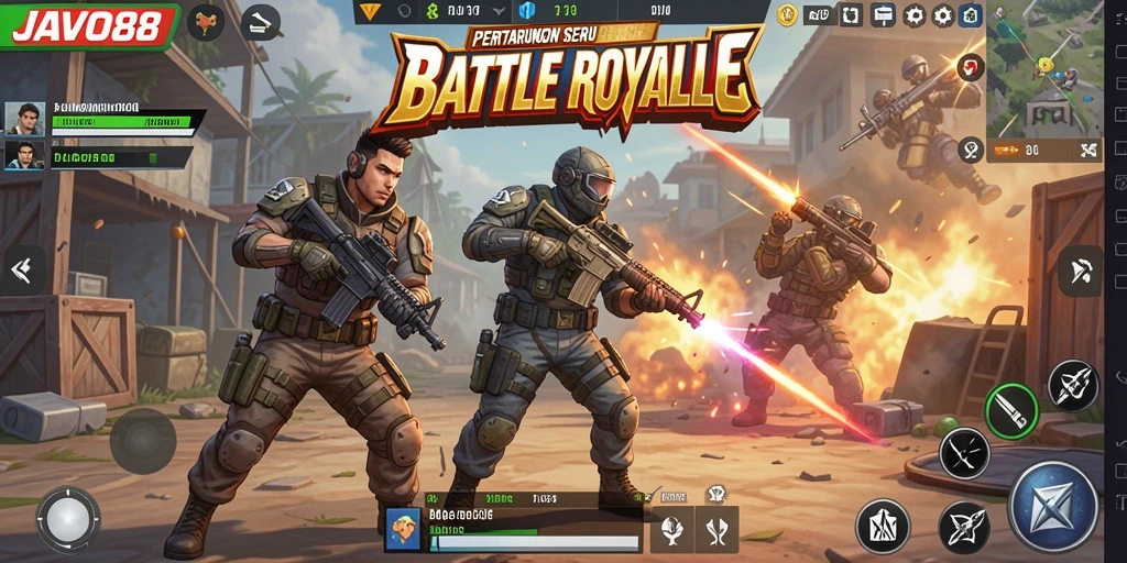 Tampilan gameplay menarik dan aksi seru di JAVO88.