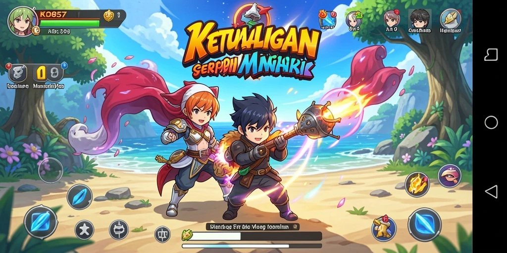 Tampilan gameplay KO857 yang memukau dan dinamis.