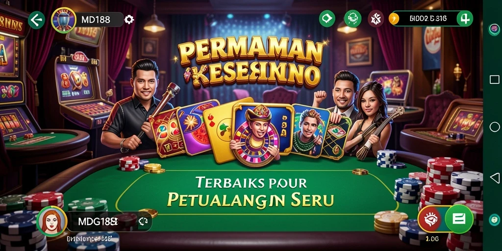 Screenshot MDG188 menampilkan gameplay Kasino yang mendebarkan.