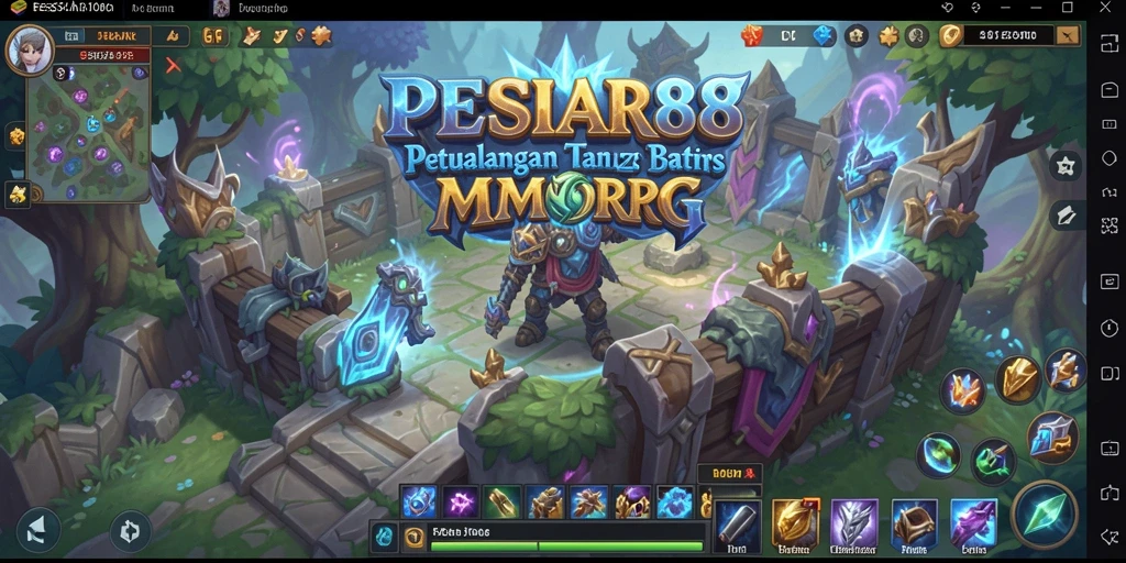 Gameplay PESIAR88 yang menarik dalam petualangan MMORPG.