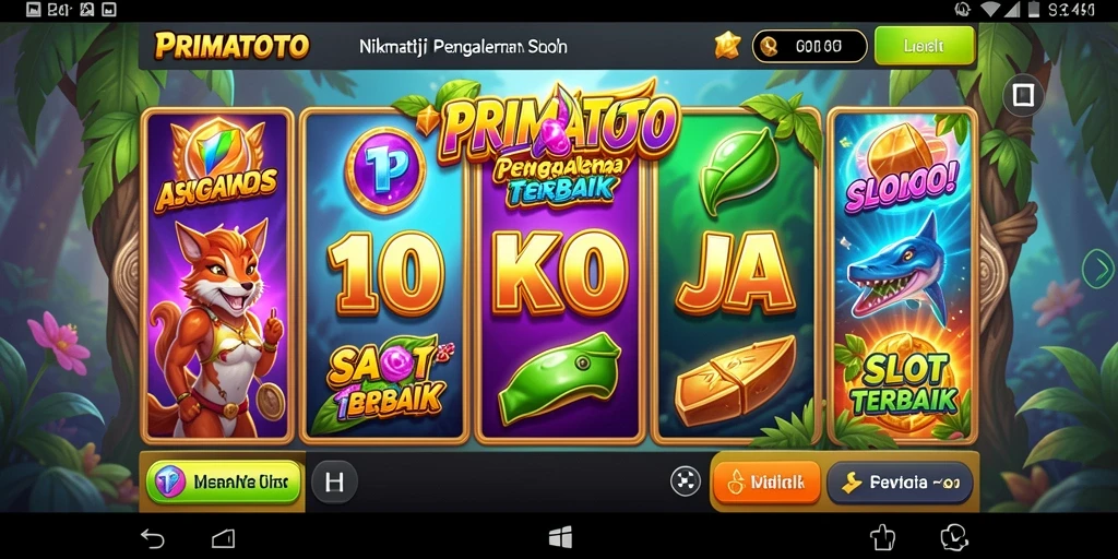 Tampilan gameplay seru dan menarik dari PRIMATOTO.