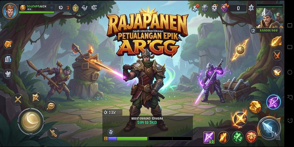 Tampilan gameplay menarik dari RAJAPANEN dengan aksi yang mendebarkan.