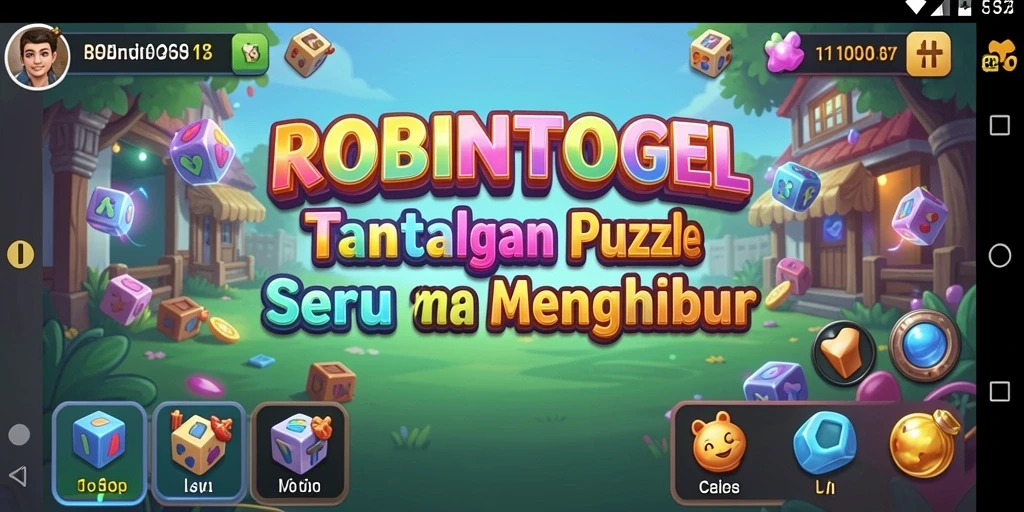 Tampilan gameplay yang menantang dan seru dari ROBINTOGEL.