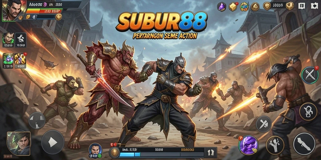 Tampilan screenshot SUBUR88 menampilkan aksi pertarungan yang mendebarkan.